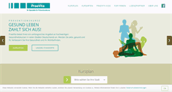 Desktop Screenshot of praevita.com
